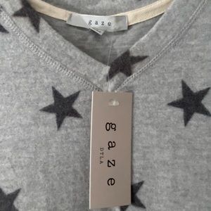 [Gage] Brushed Flannel Star Nightshirt LARGE